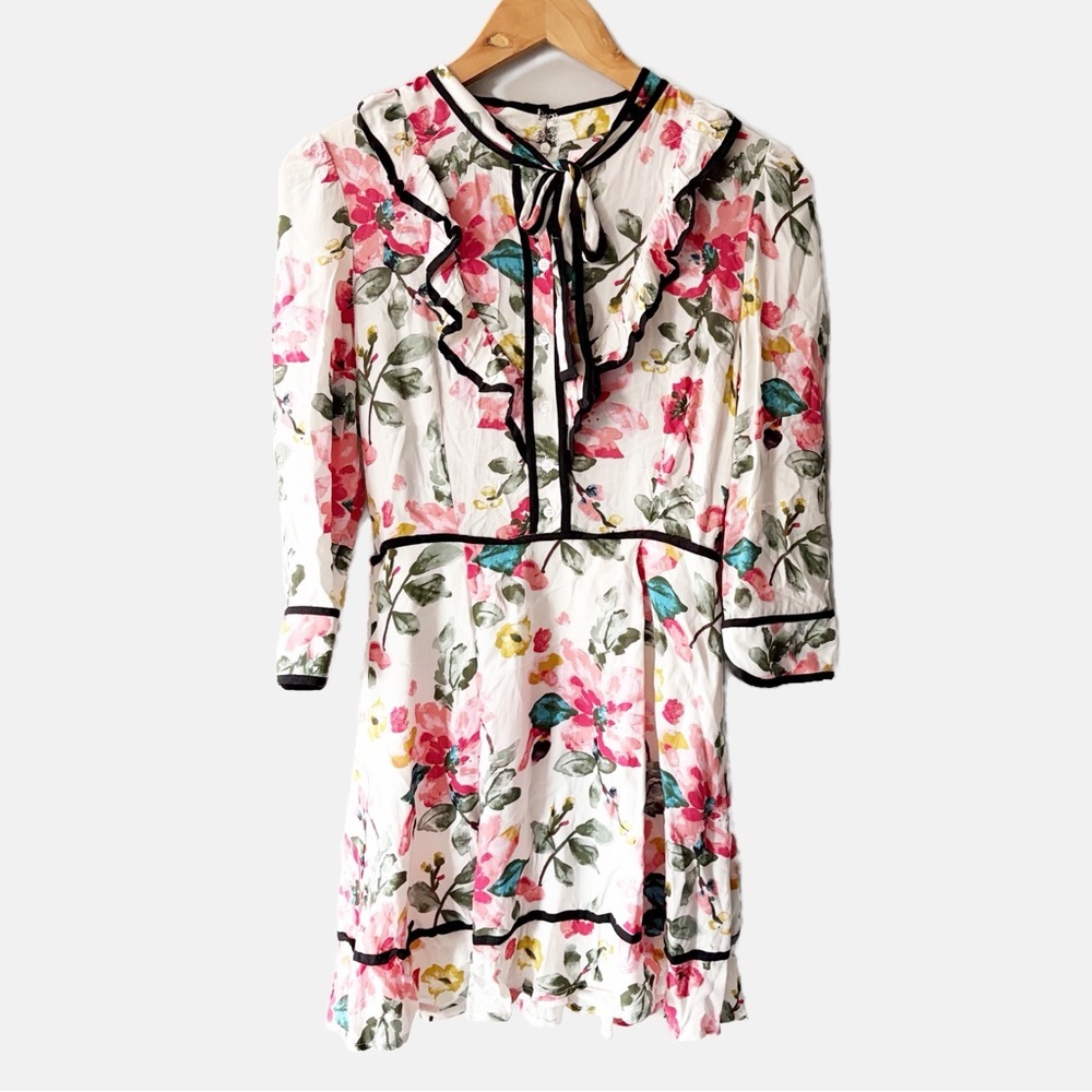 Re:Named Perfectly Charming Floral Skater Midi Dress Size Small Streetwear